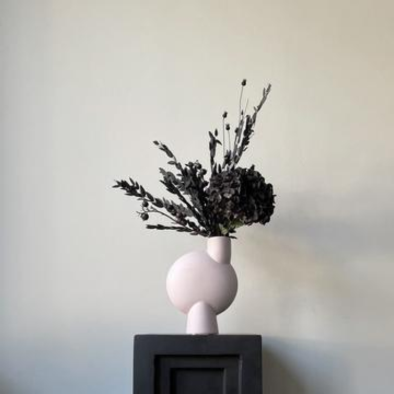 101 Copenhagen Sphere Bubl Medio vaas dark grey