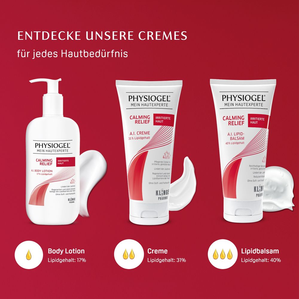 PHYSIOGEL® Calming Relief A.I. Lipidbalsam 150ml  - irritierte Haut