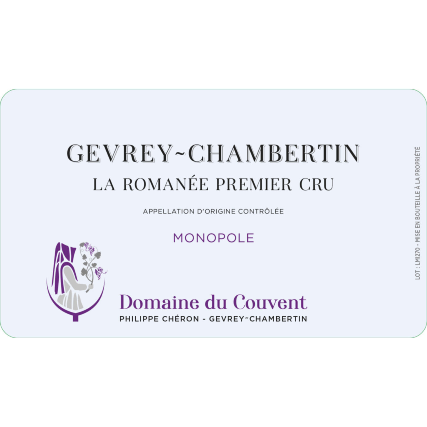 Gevrey-Chambertin 1er Cru la Romanée Monopole 6x 75cl -6x 75cl