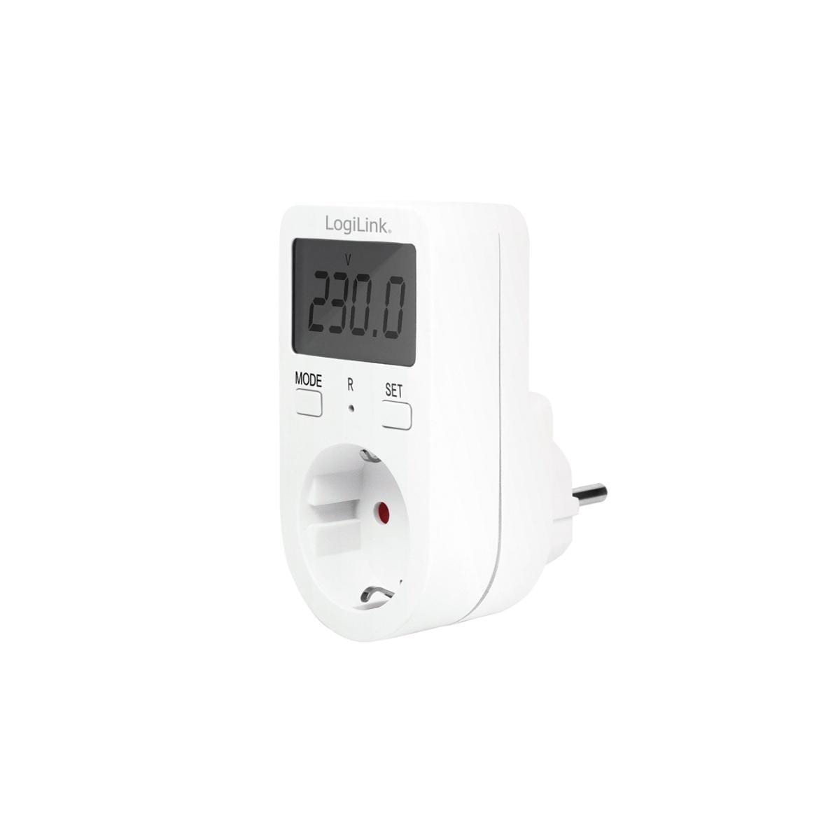 LogiLink Energimätare m kostnadsberäkn.