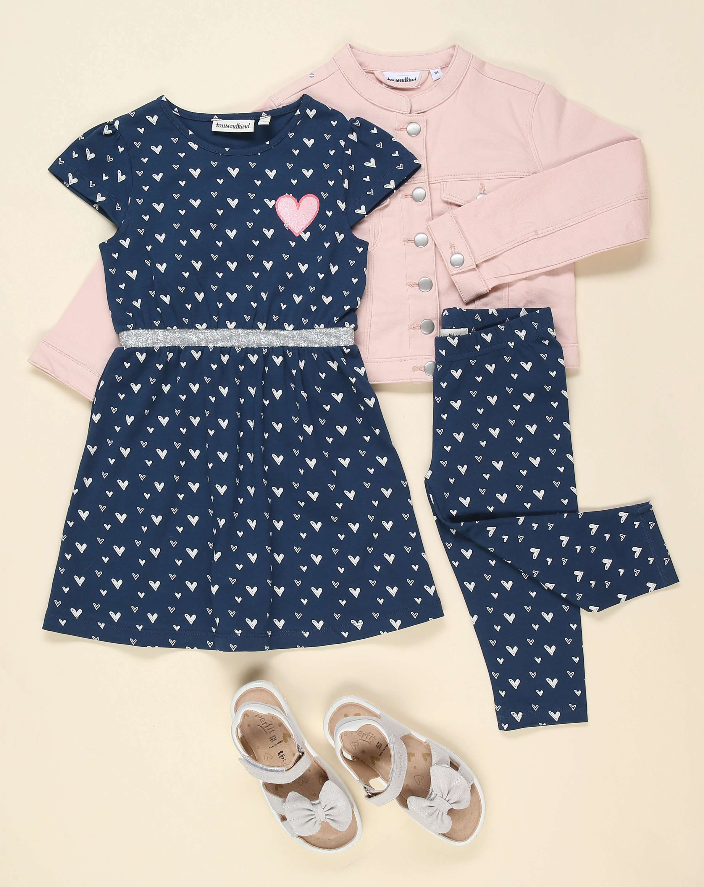 Capri-Leggings LYNFORD HEARTS in dunkelblau