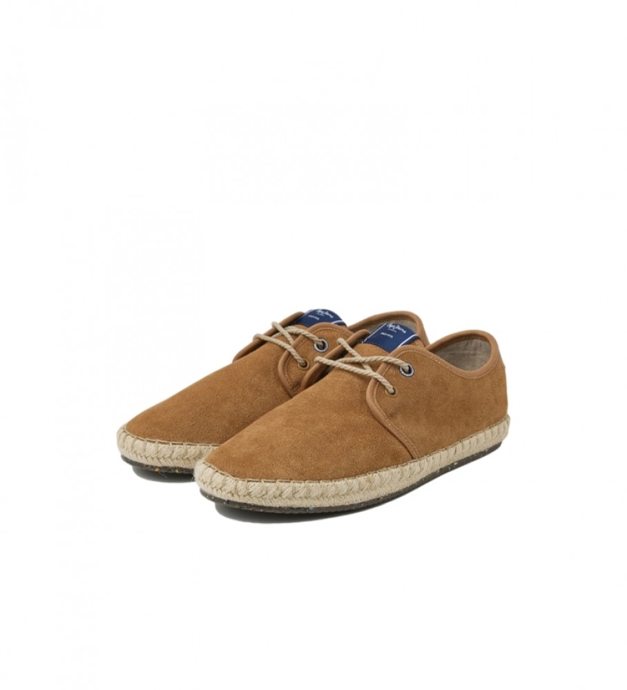 Tênis Pepe Jeans Tourist Classic de couro marrom