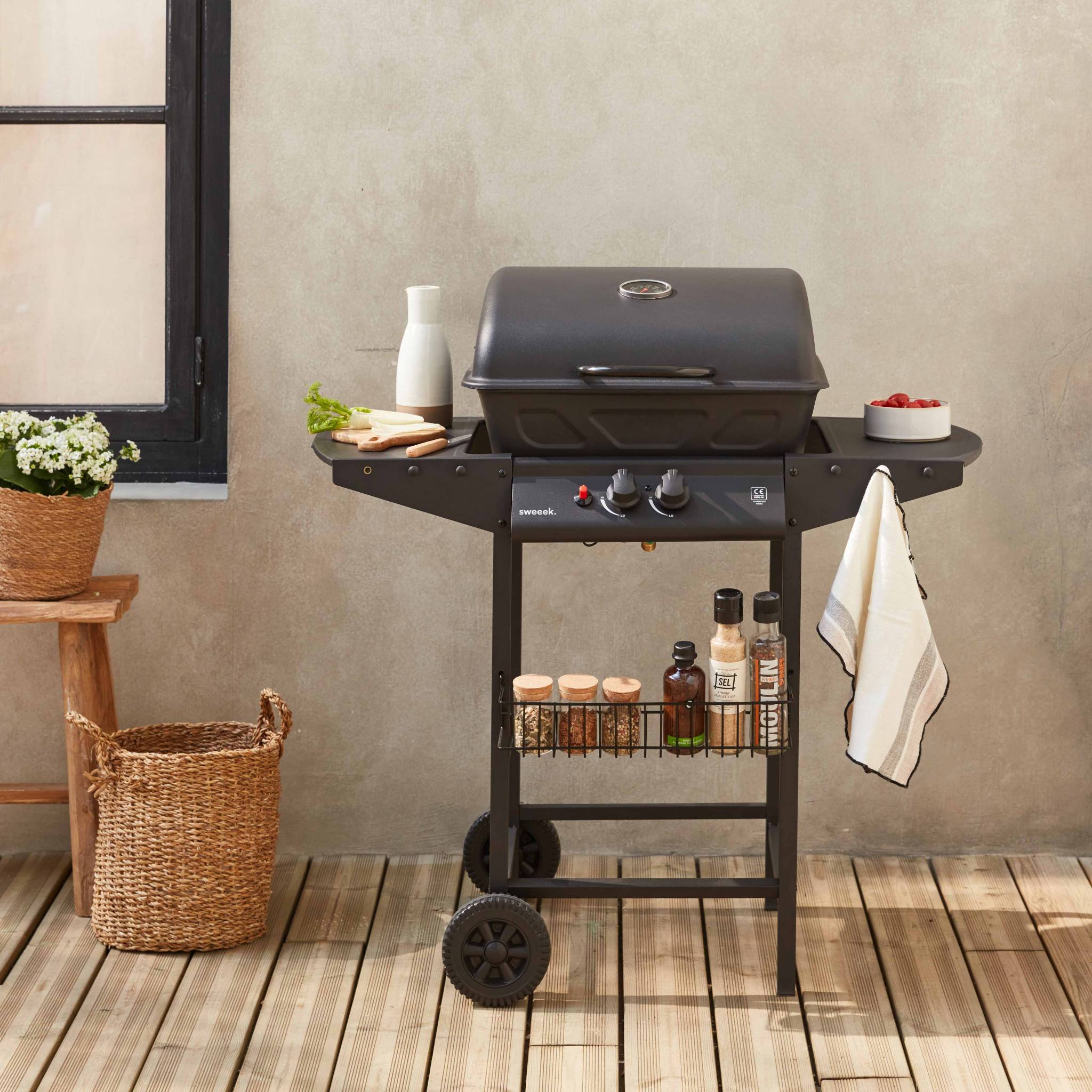 sweeek - Gasbarbecue met 2 branders