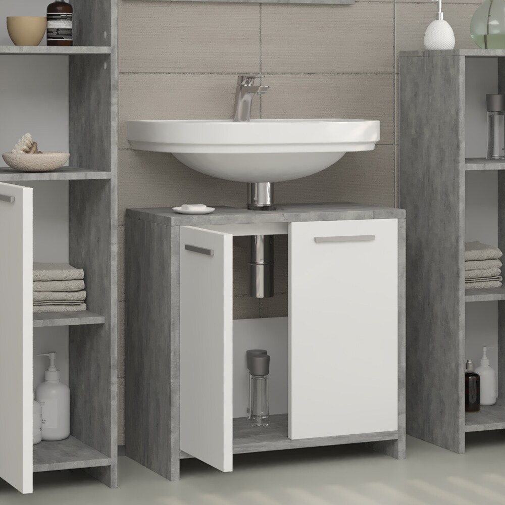 Vicco Waschtischunterschrank Kiko Unterschrank Waschbecken Waschtisch Bad Beton