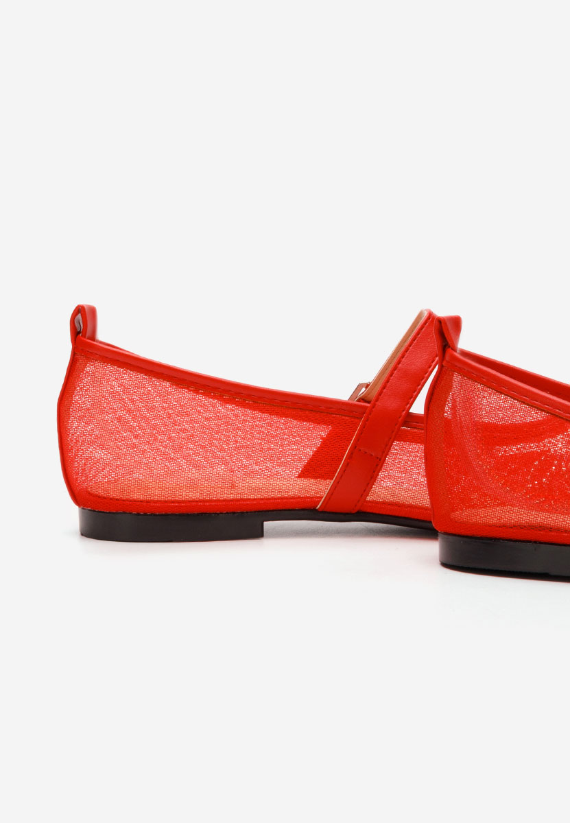 Ballerines femme rouges Theressa