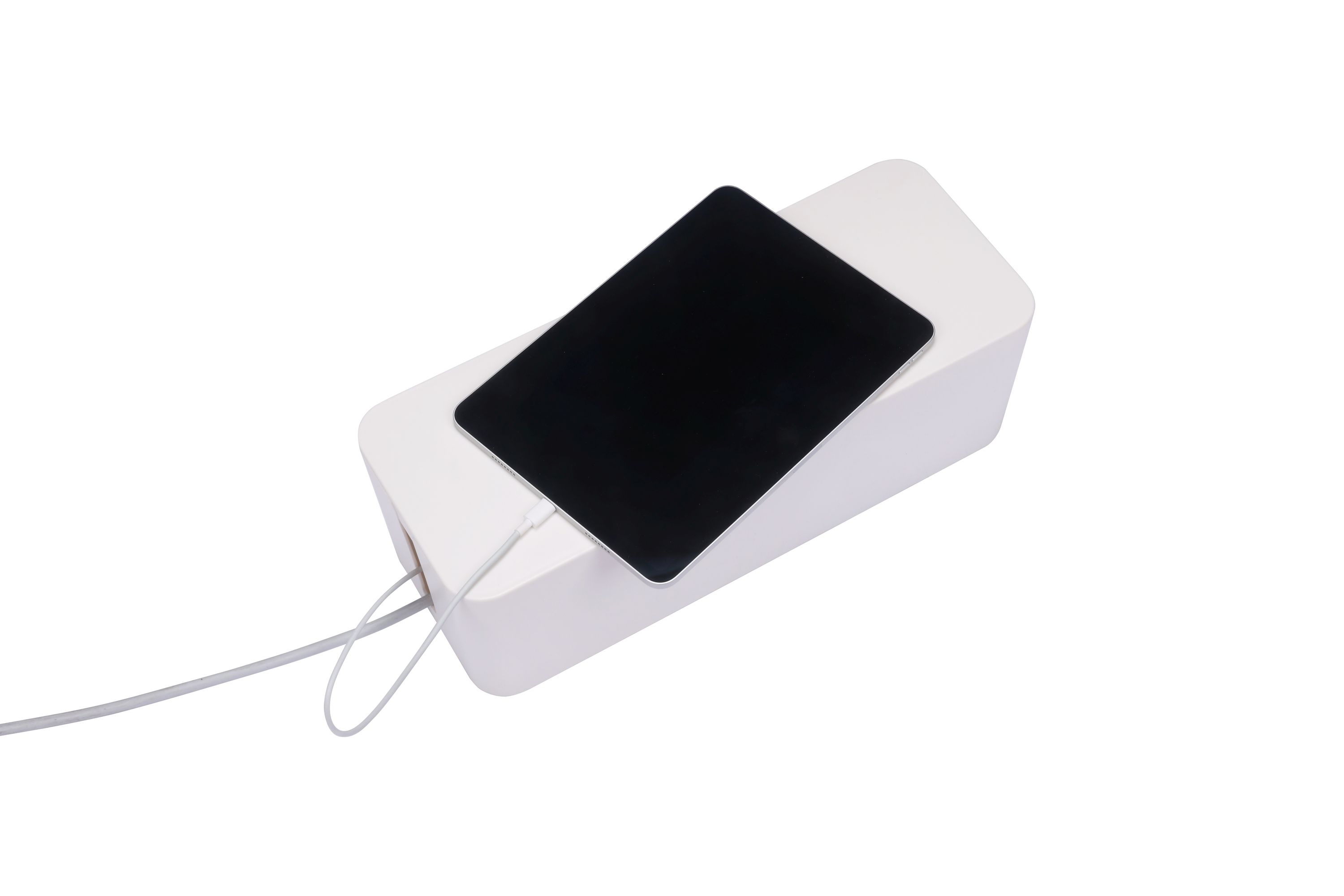Kabelbox gross weiss