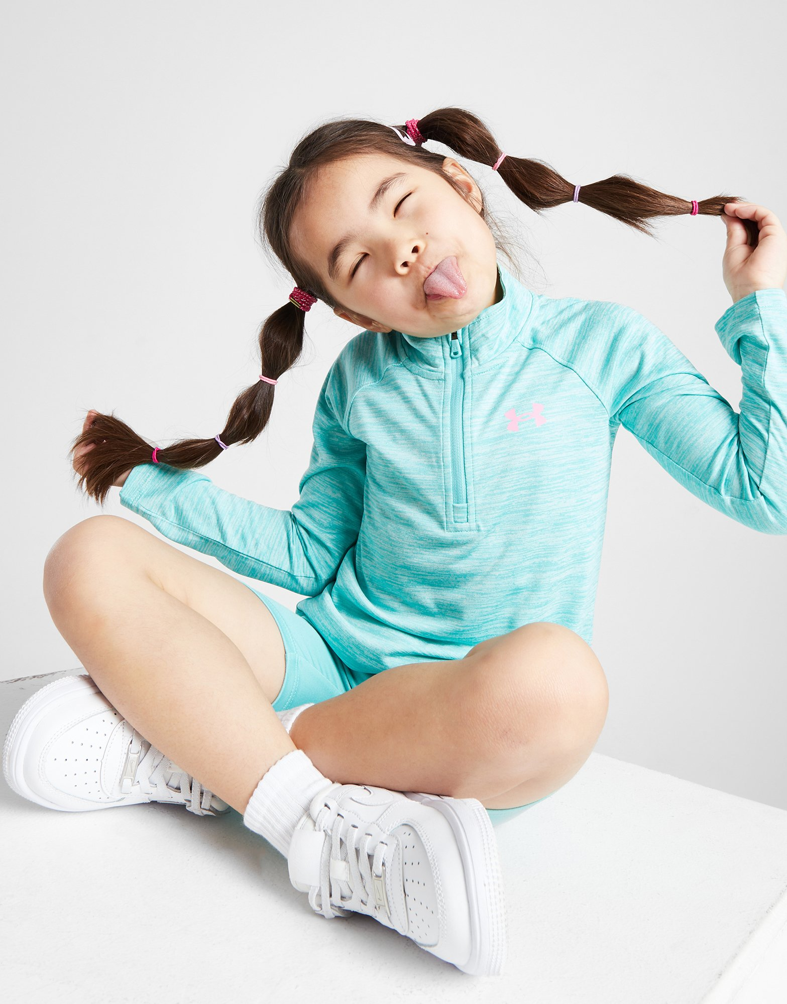 Under Armour Ensemble Haut Zippé/Short Tech Enfant