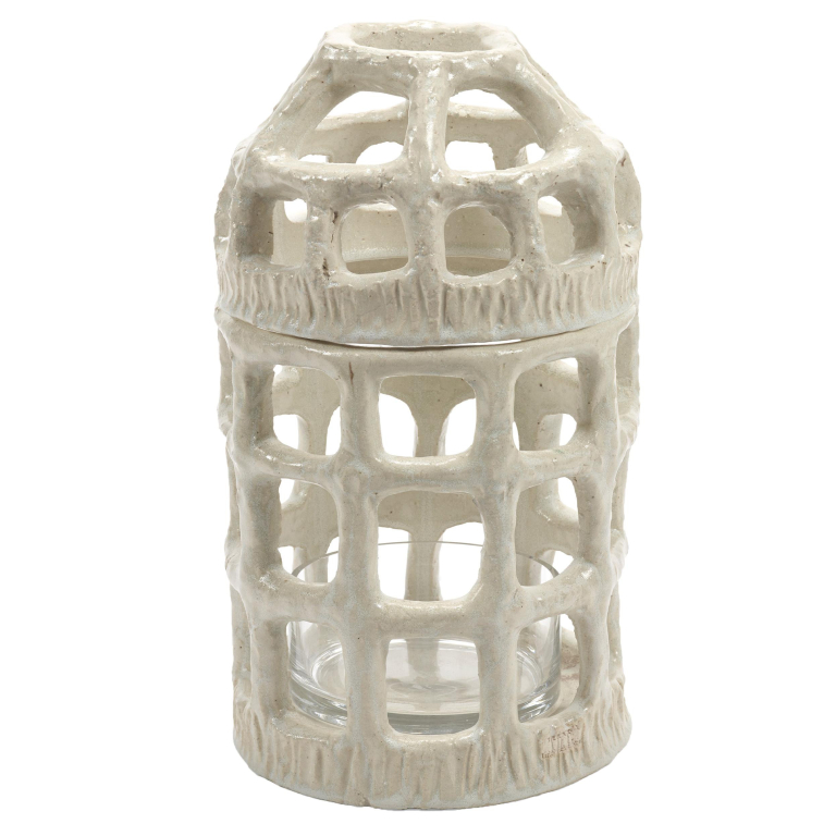 Serax Urban Jungle by Marie Michielssen Pique Fleurs White Rosie vaas
