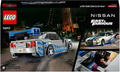 LEGO Speed Champions 76917 2 Fast 2 Furious Nissan Skyline GT-R R34