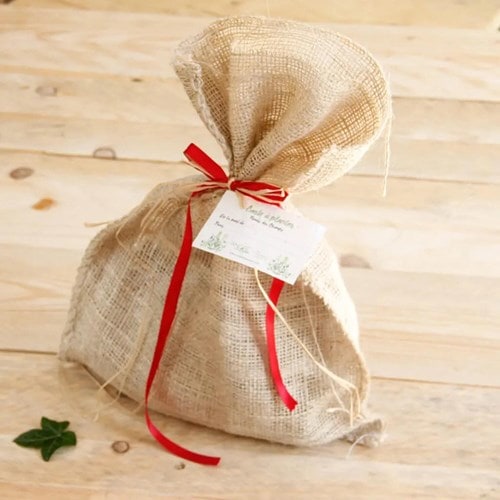 Pochon en toile de jute
