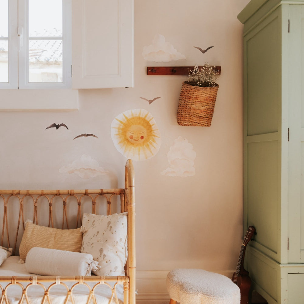 Køb That's Mine Yellow Wallsticker Sun