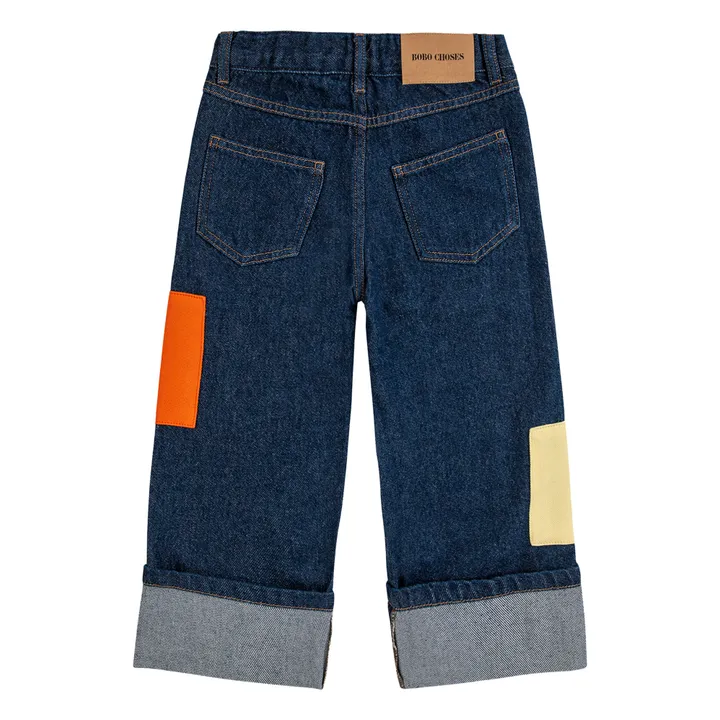 Bobo Choses Pantalon Denim Color Block | Bleu jean