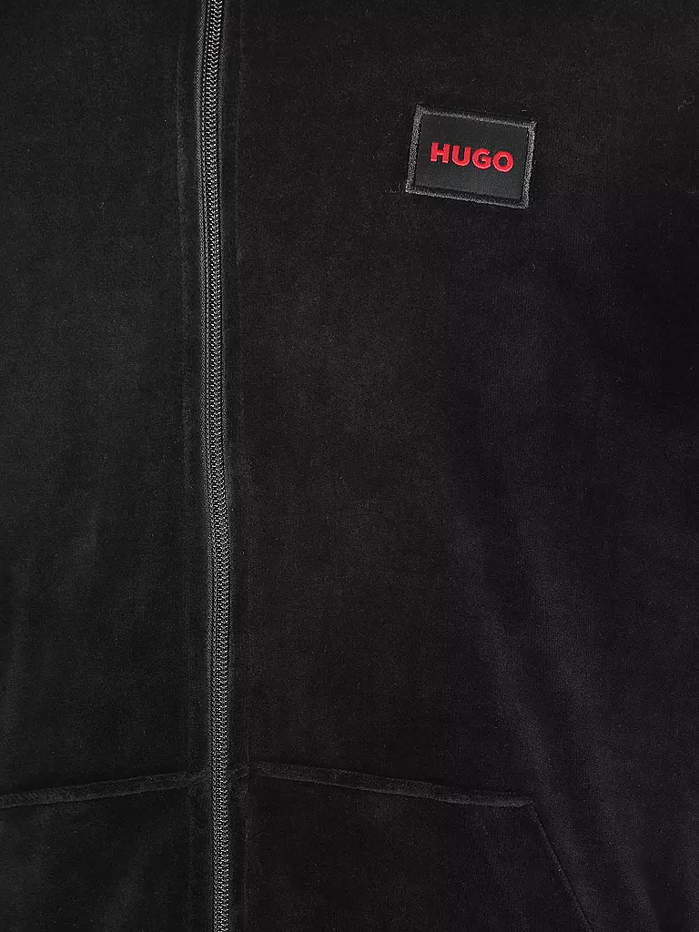 HUGO Loungewear Sweater schwarz
