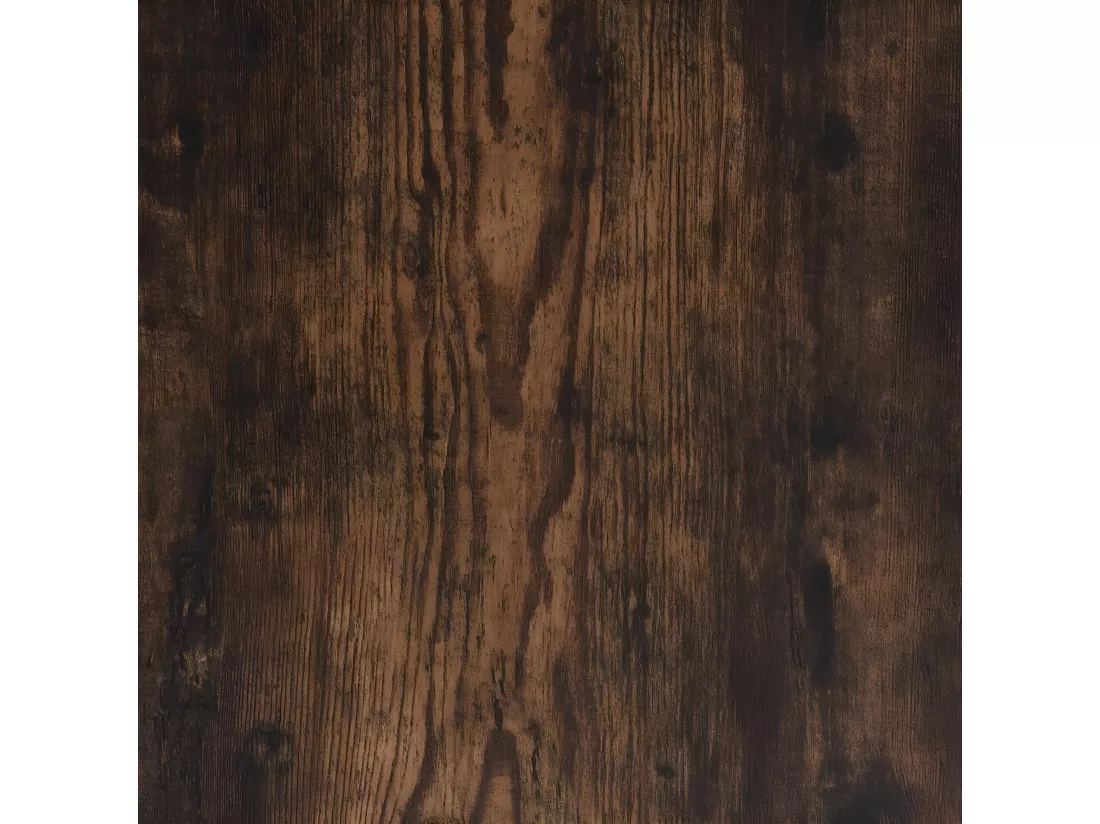 Bureau d'angle chêne fumé 120x140x75 cm bois d'ingénierie