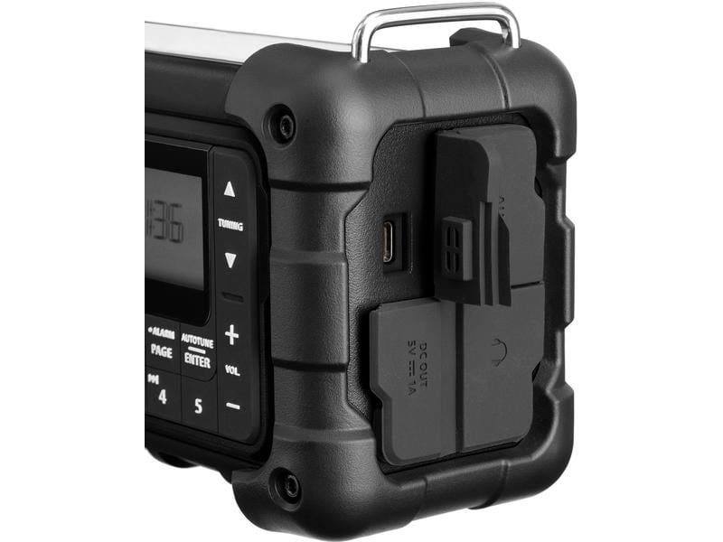 Sangean DAB  Radio MMR-99DAB  Schwarz Mehrfachbetriebenes digitales Notfallradio