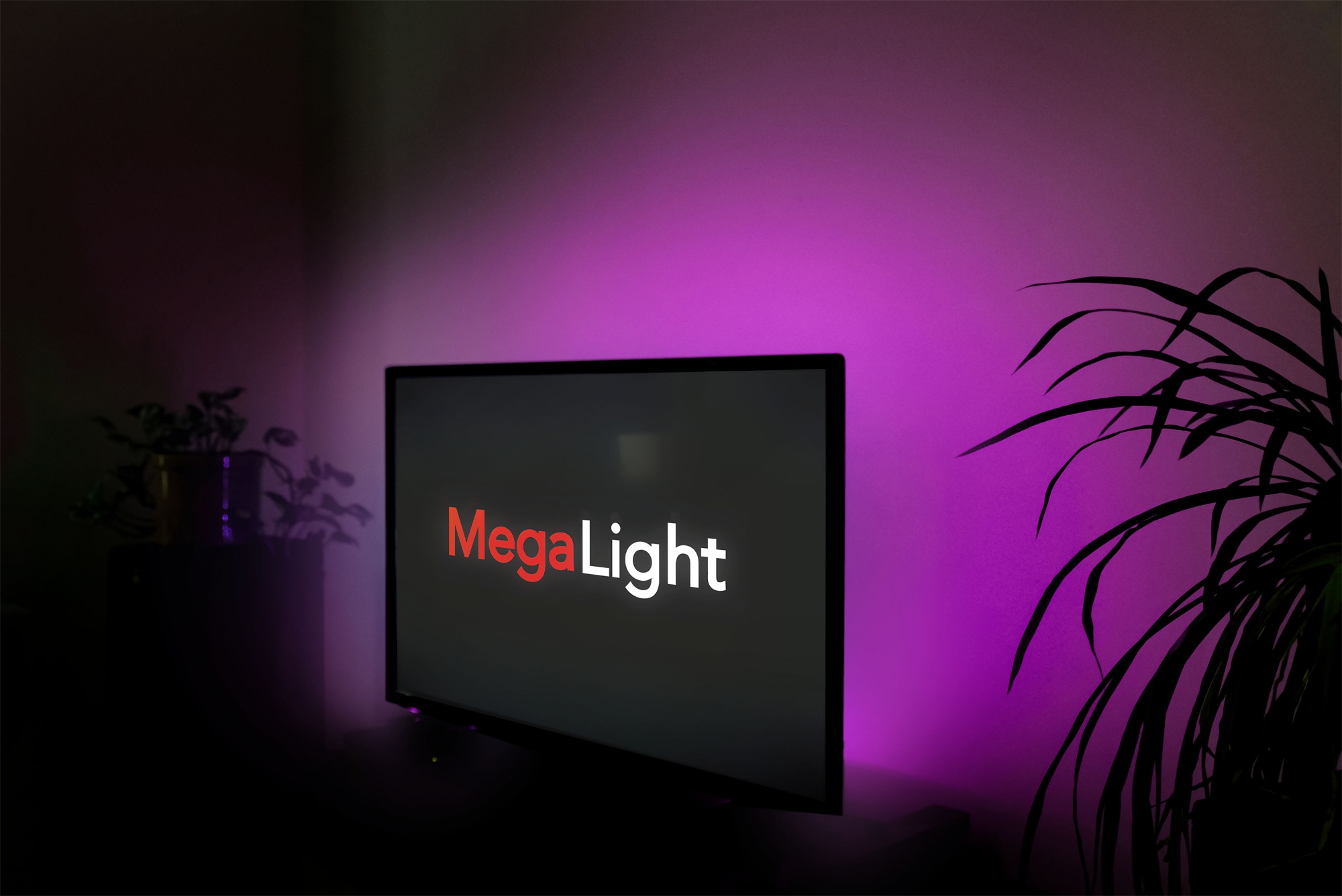 Megalight Strip DIM dimmbare LED Lichtleiste mit verschiedenen Farbmodi 2 Meter