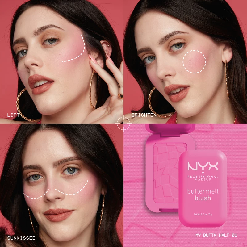 NYX Prof. Makeup Buttermelt Blush 5 gr. - 07 Butta With Time