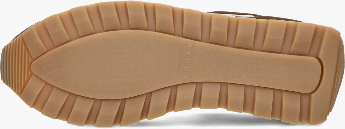 bruine hogan lage sneakers h701 allacciato h