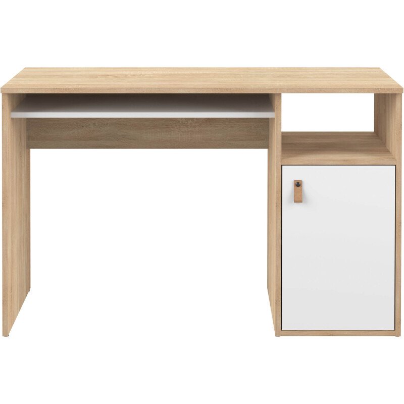 Bureau Oxford chêne 115 x 50 cm avec caisson