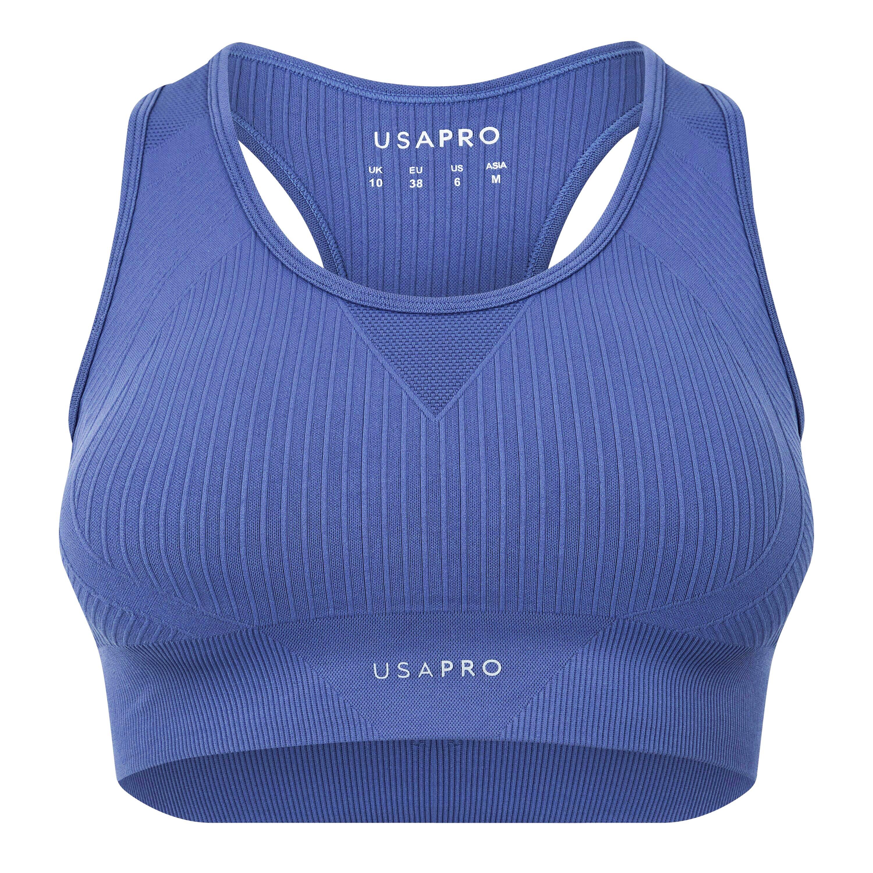 USA Pro UP Seamless Crop Sports Bra