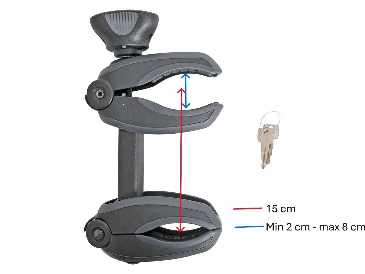 Thule Bike Holder 4 ACUTight fietsklem met afsluitbare fietsklem - black