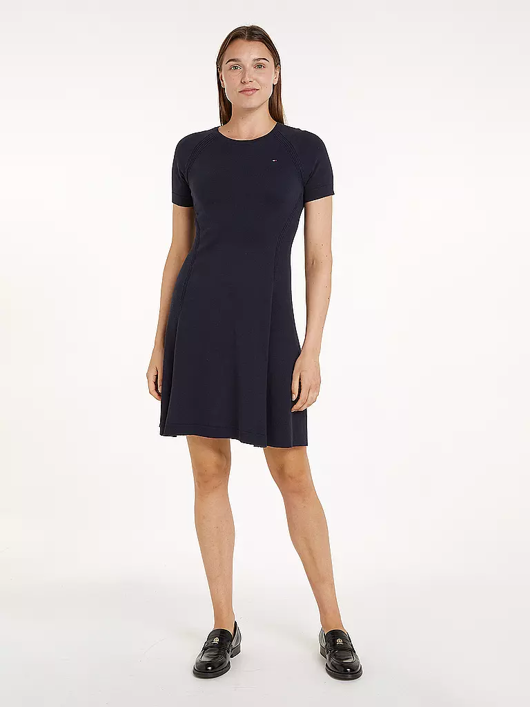 TOMMY HILFIGER Midikleid dunkelblau