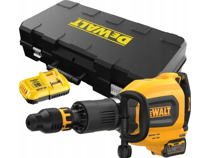 DEWALT CHISEL HAMMER SDS-MAX 54V FLEXVOLT 3x9,0Ah 27J 11kg DCH911X3