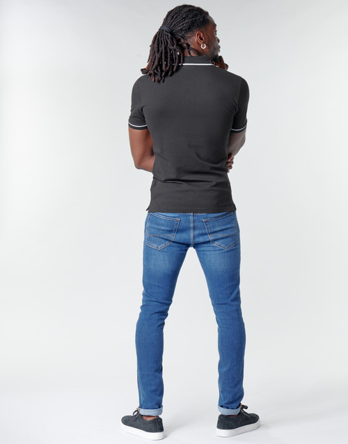 Calvin Klein Jeans - TIPPING SLIM POLO - Noir
