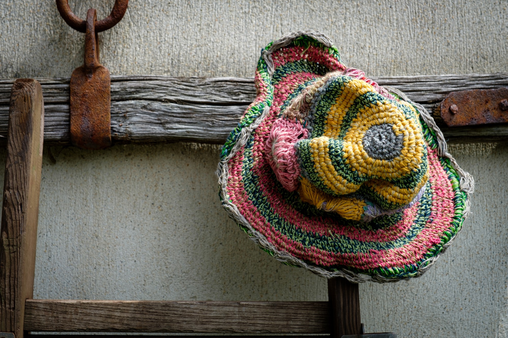 Sommerhut, multicolor, aus Hanf und Baumwolle günstig bestellen