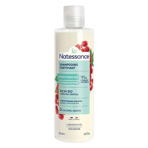 Natessance Shampoing Réparateur Fortifiant Ricin 250ml