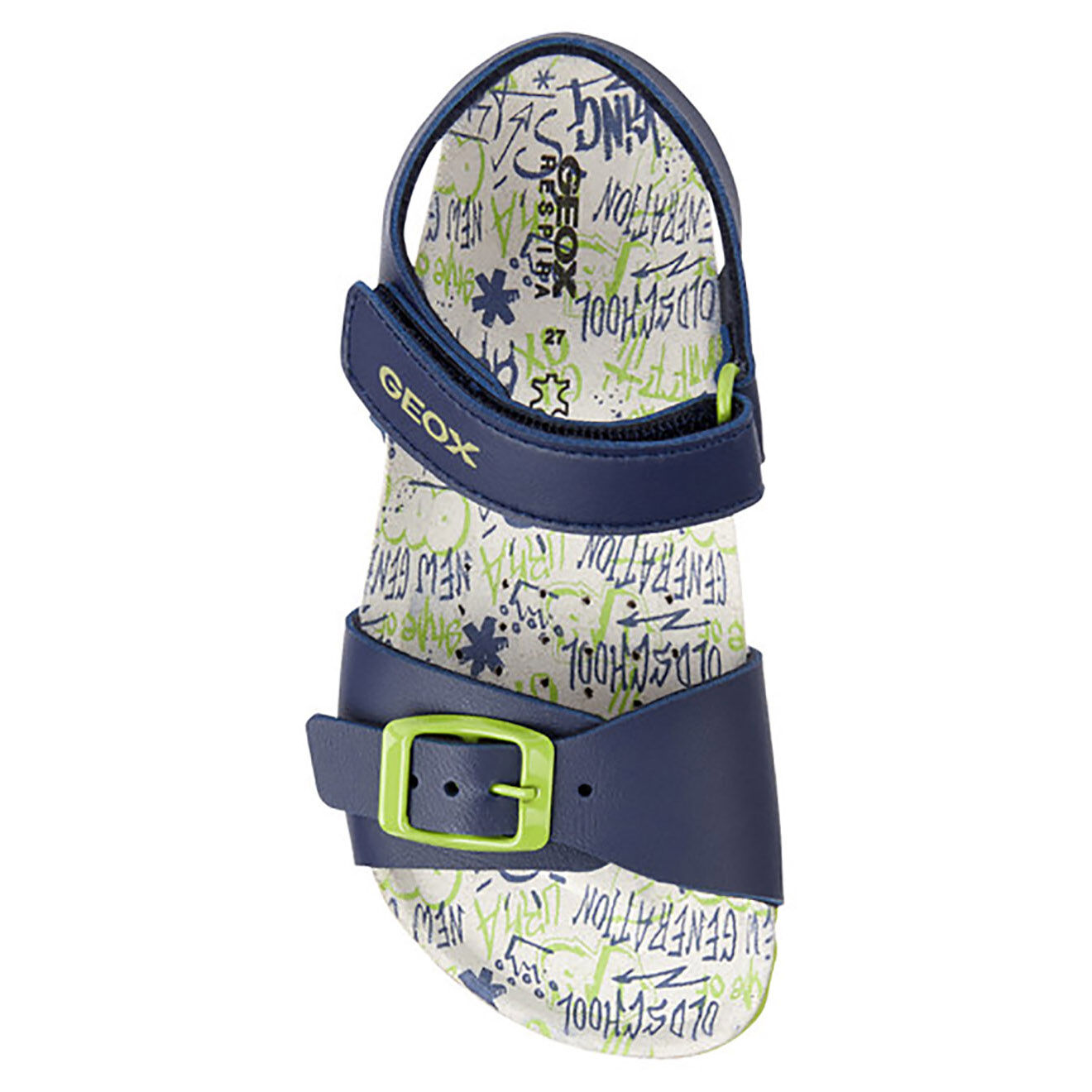 Geox Sandales Ghita bleu marine/citron