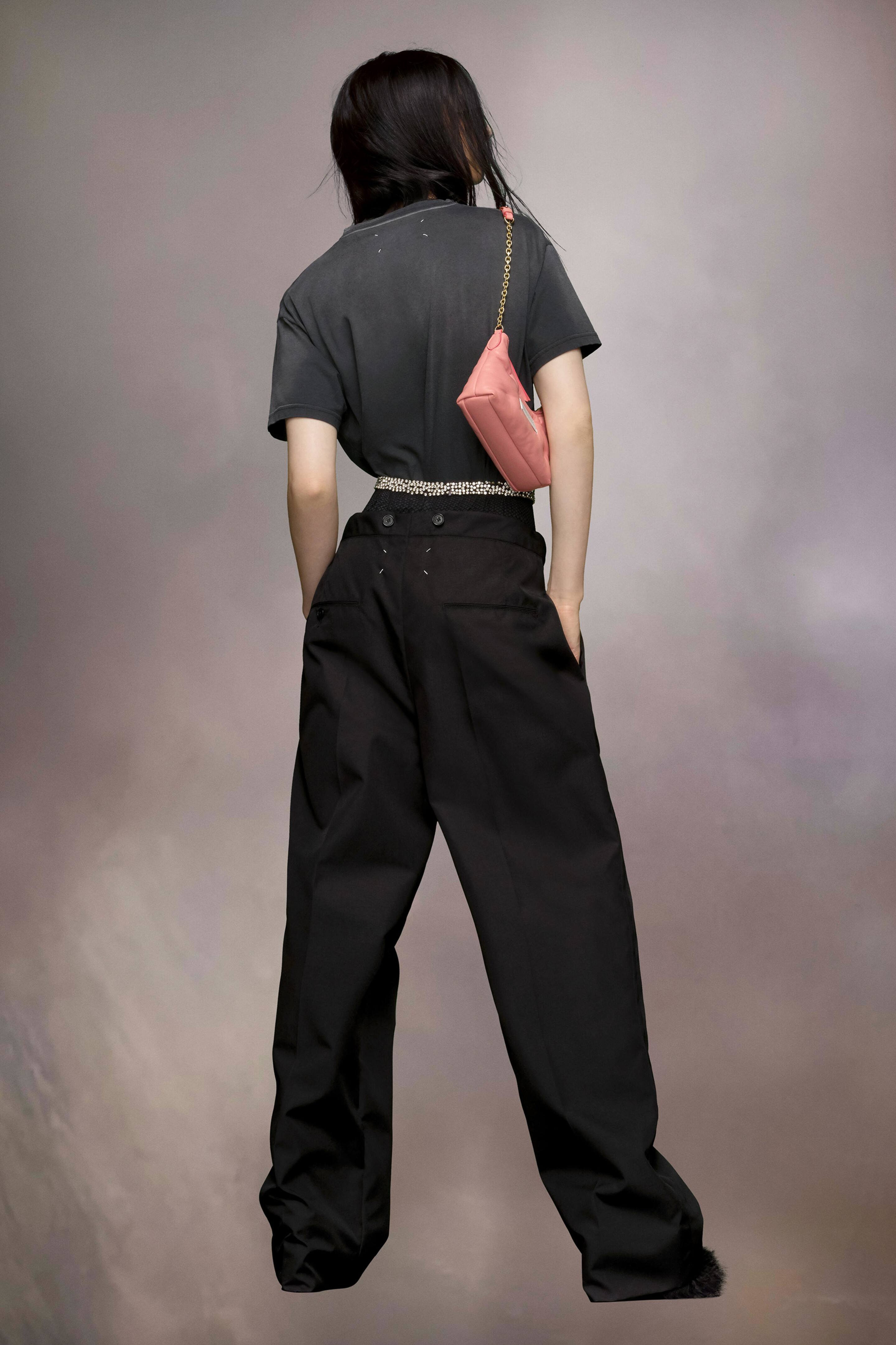 Pantalon avec lien à la taille