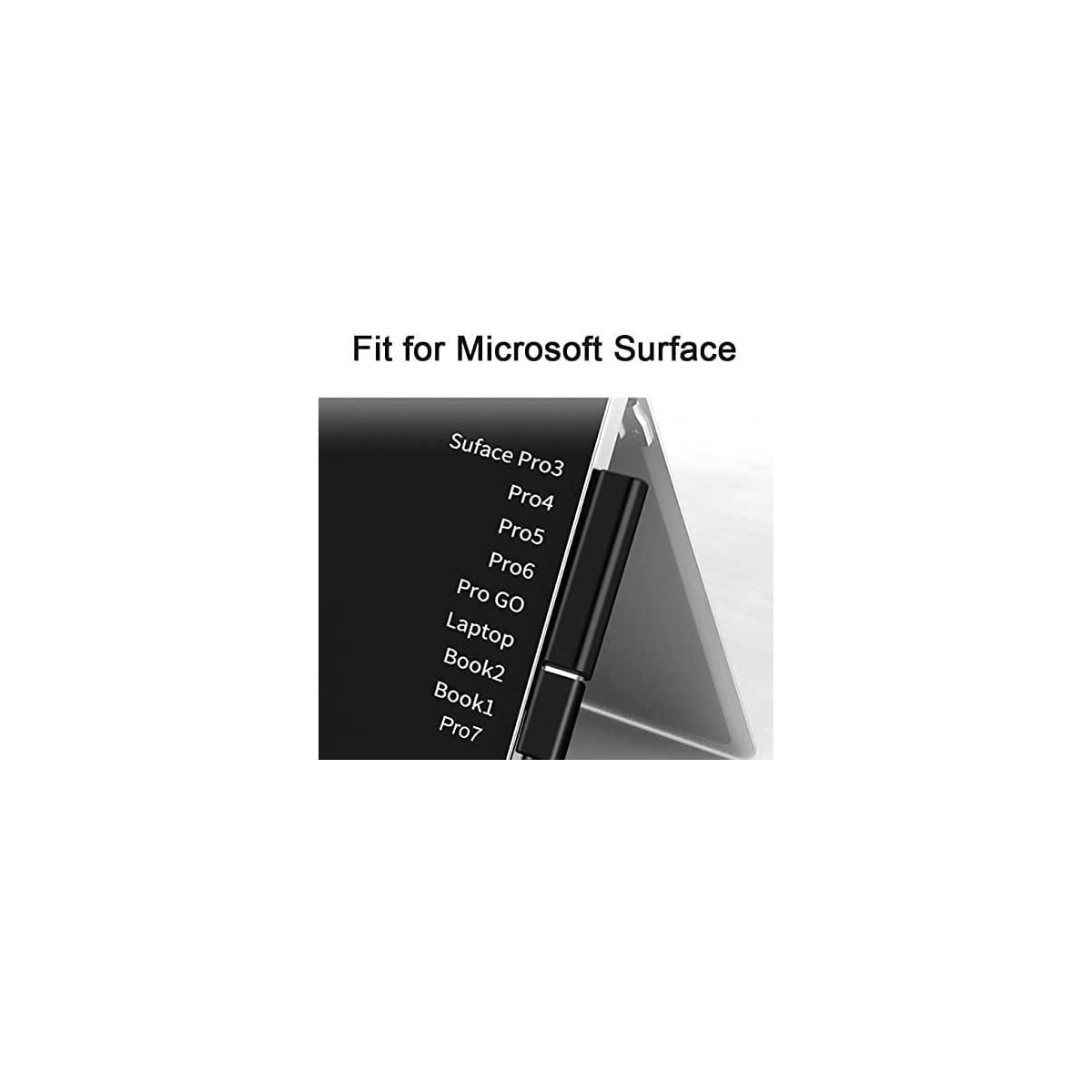 NÖRDIC USB-C ladeadapter for Microsoft Surface 15V3A 45W
