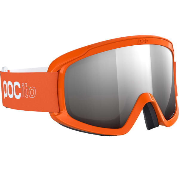 Masque de ski POC POCITO OPSIN FLUORESCENT ORANGE/PARTLY SUNNY SILVER