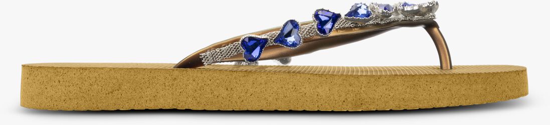 UZURII gele uzurii teenslippers heart blue