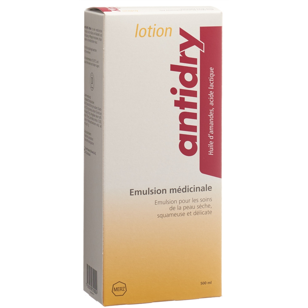 ANTIDRY Lotion Emulsion<br>500 ml, Emulsion zur Anwendung auf der Haut
