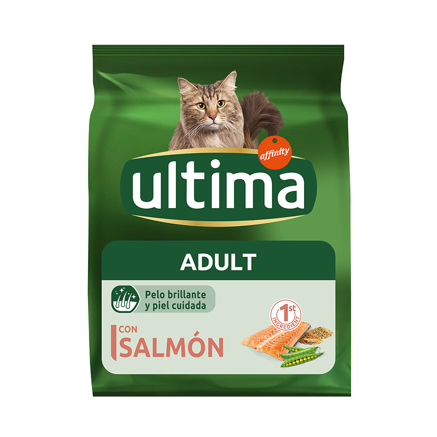 Ração para gatos Affinity Ultima Adult com salmão