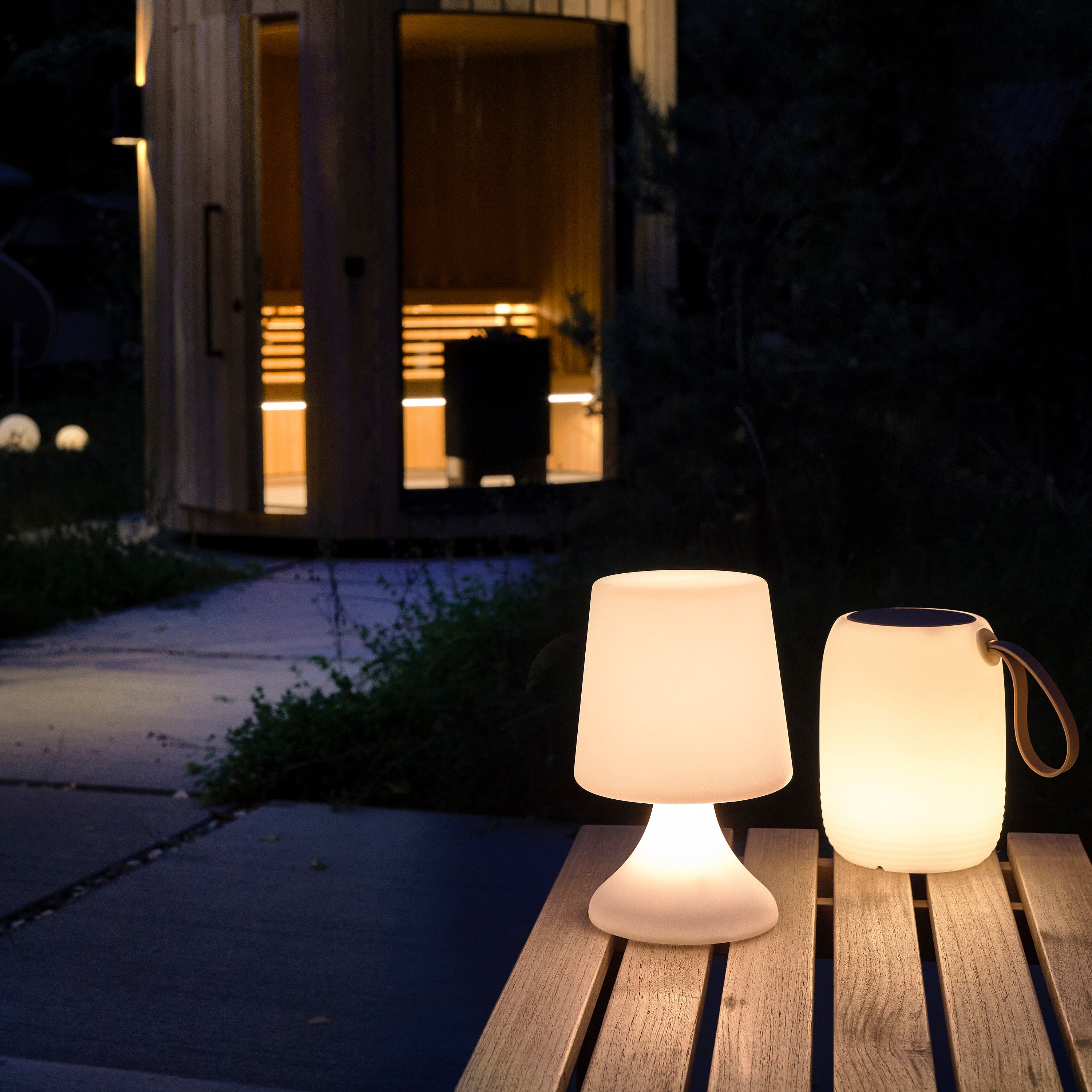 Villa Collection Hav LED Lamp met Speaker - Wit