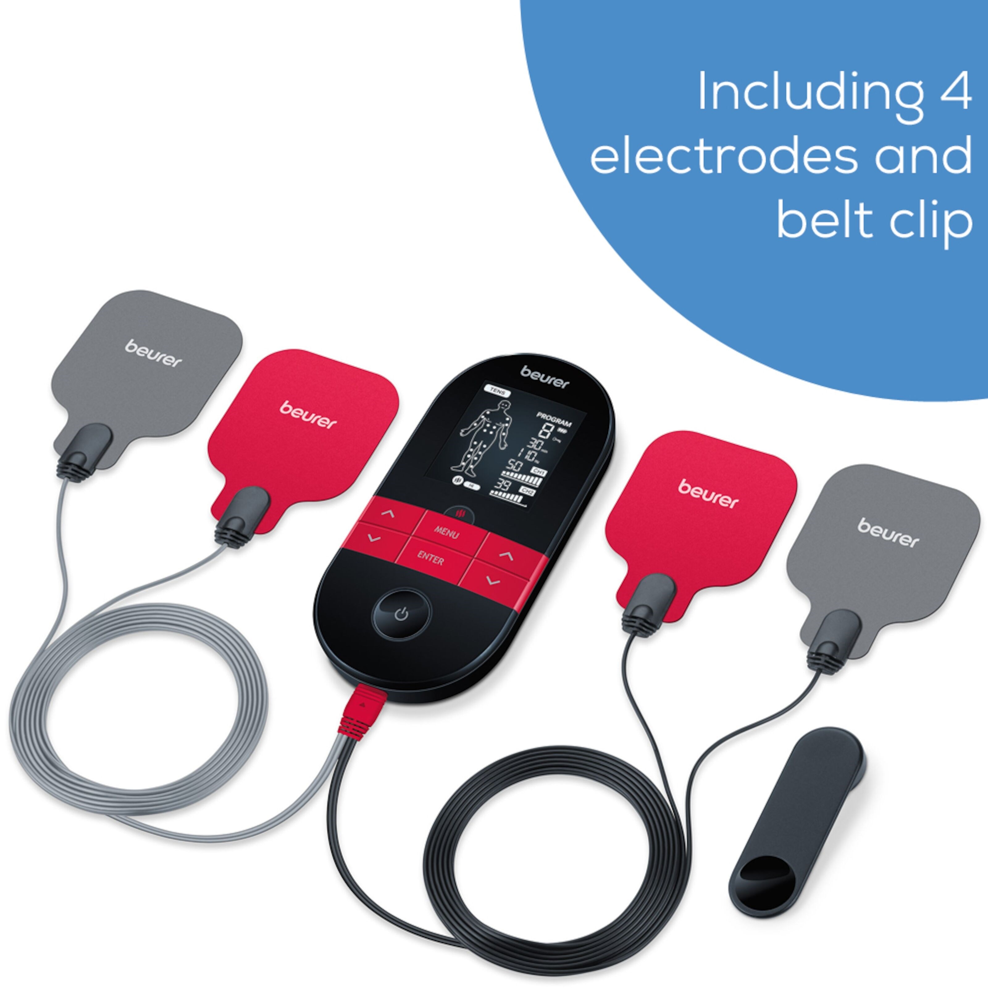 Beurer EM 59 TENS/EMS Muskelstimulator med varme