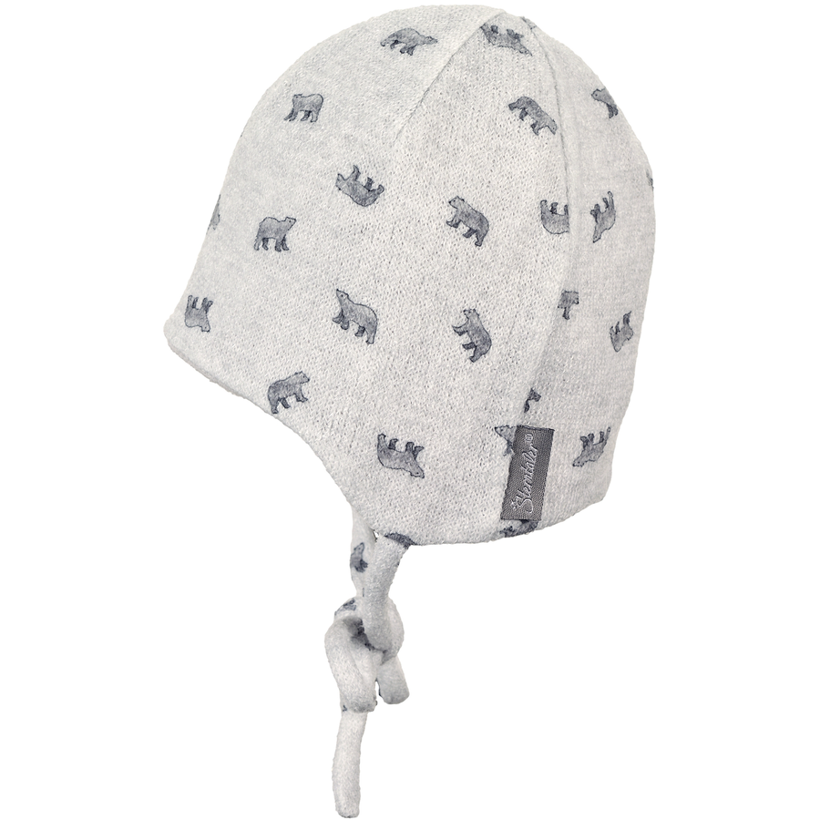 Sterntaler Beanie Eisbären hellgrau