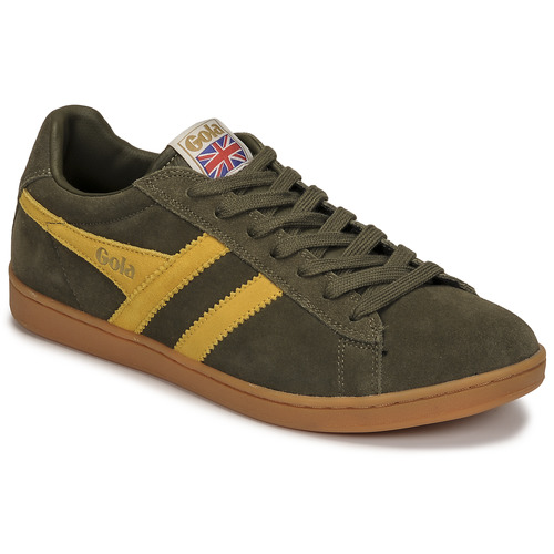 Gola - EQUIPE SUEDE - Kaki / Jaune