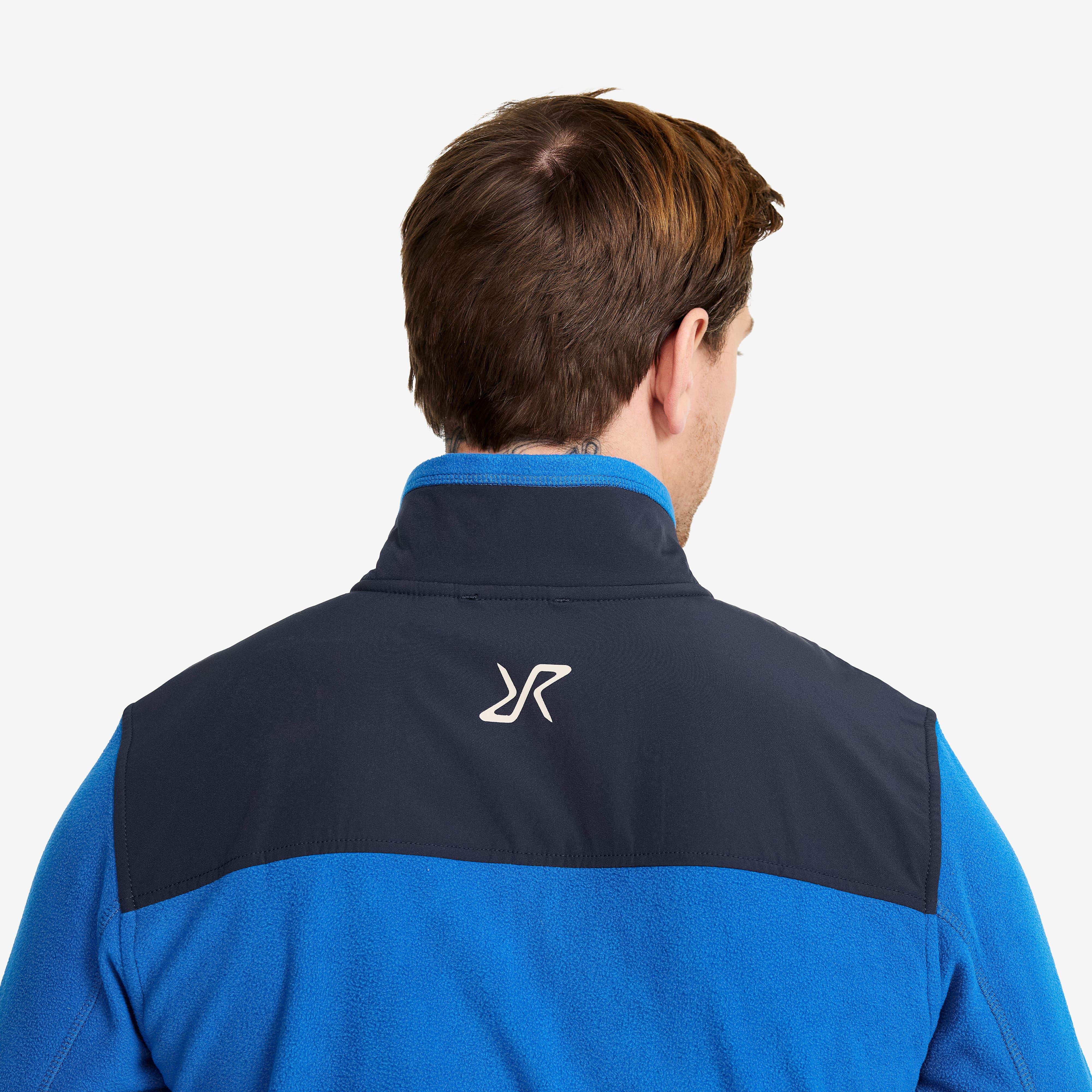 River Hybrid Fleece Herre Classic Blue