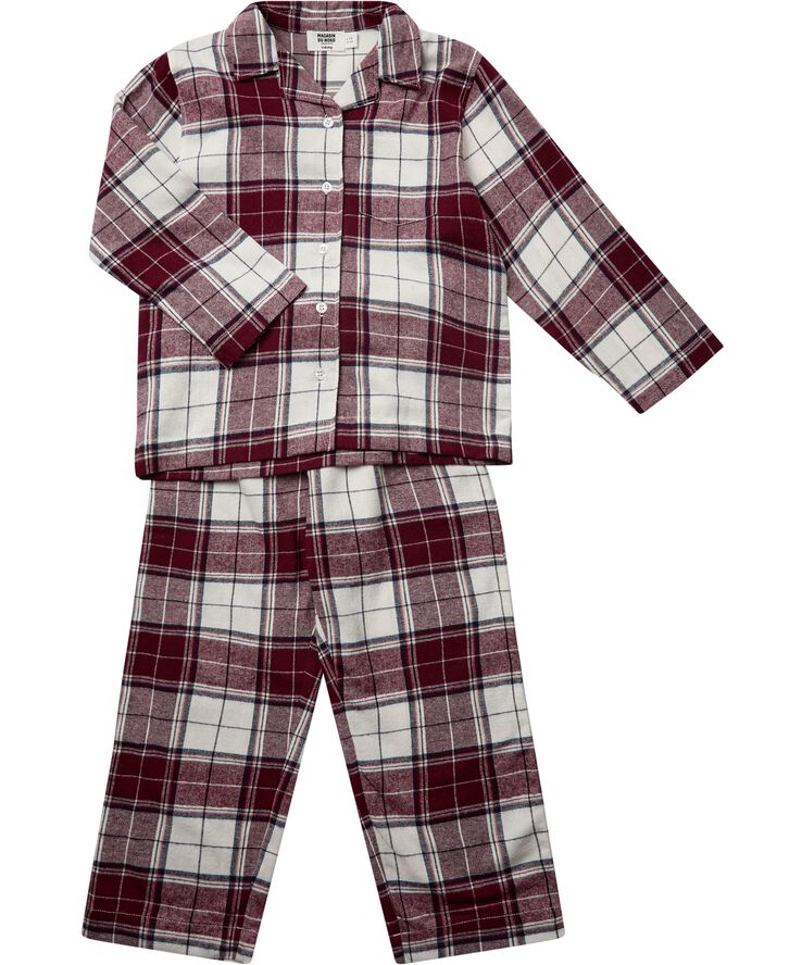 Magasin du Nord Collection Charlie 1 G   2 G Cabernet check
