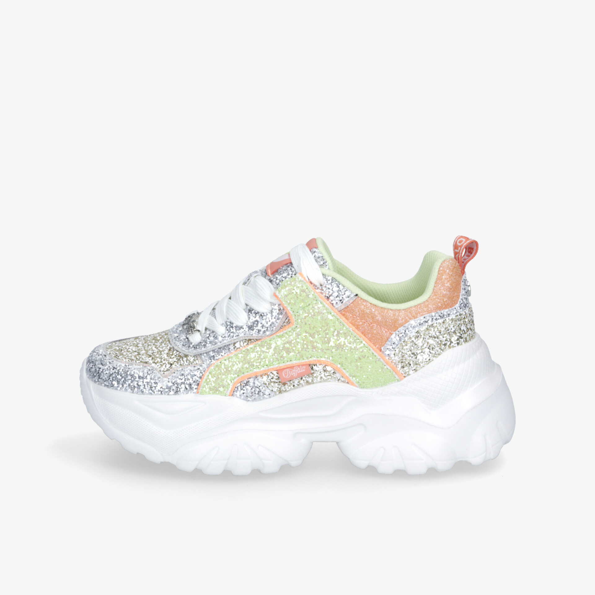 Buffalo Bliss One Glitter Damen Plateau Sneaker mehrfarbig
