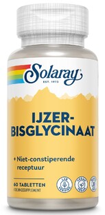 Solaray IJzerbisglycinaat Tabletten 60TB