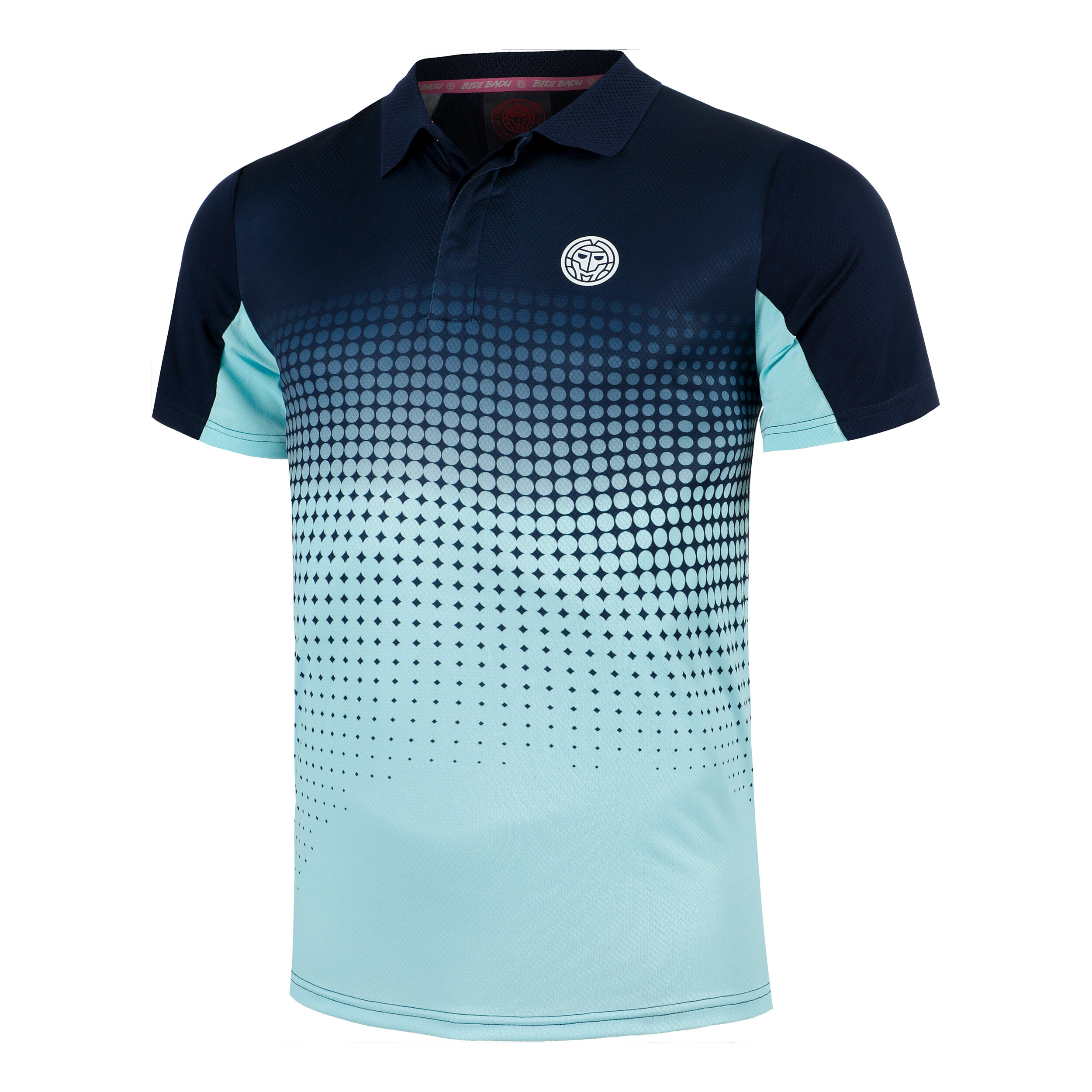 BIDI BADU Spectrum Spirit Polo Hommes - Bleu Clair , Bleu Foncé