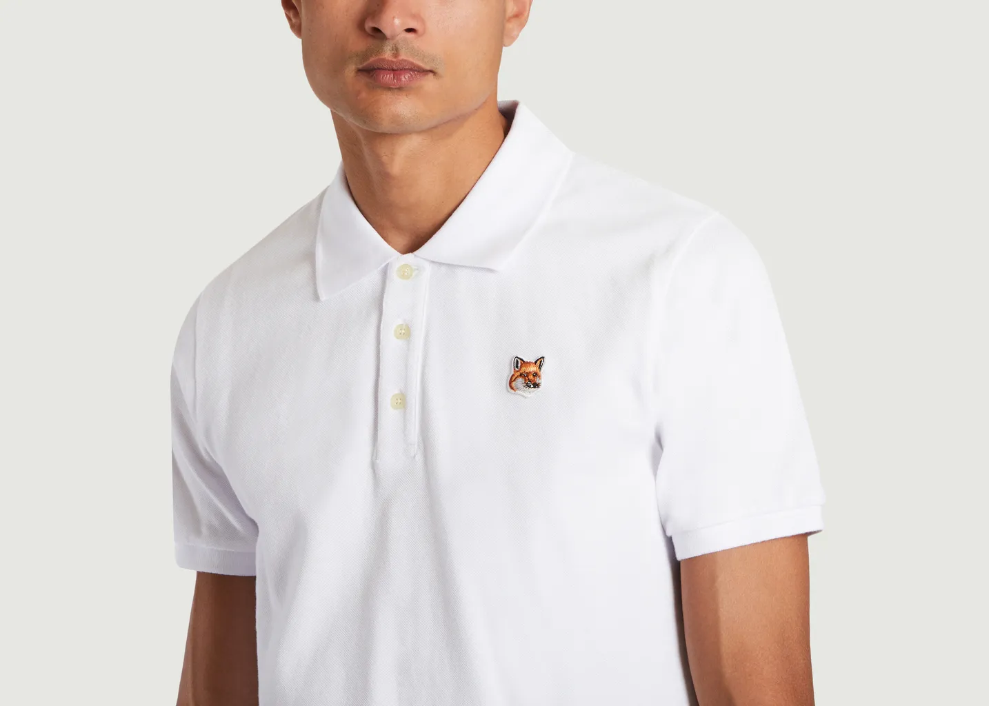 Polo classique Fox Head Maison Kitsuné