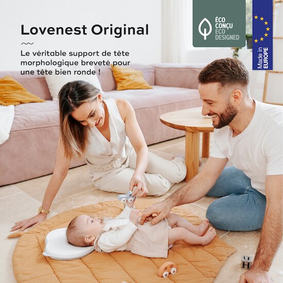 Cale-tête morphologique Lovenest Original    White        de               Babymoov