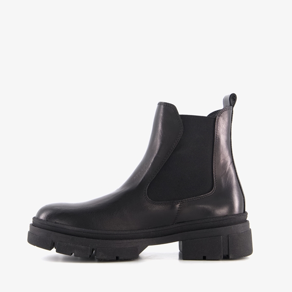 Tamaris leren dames chelsea boots laag