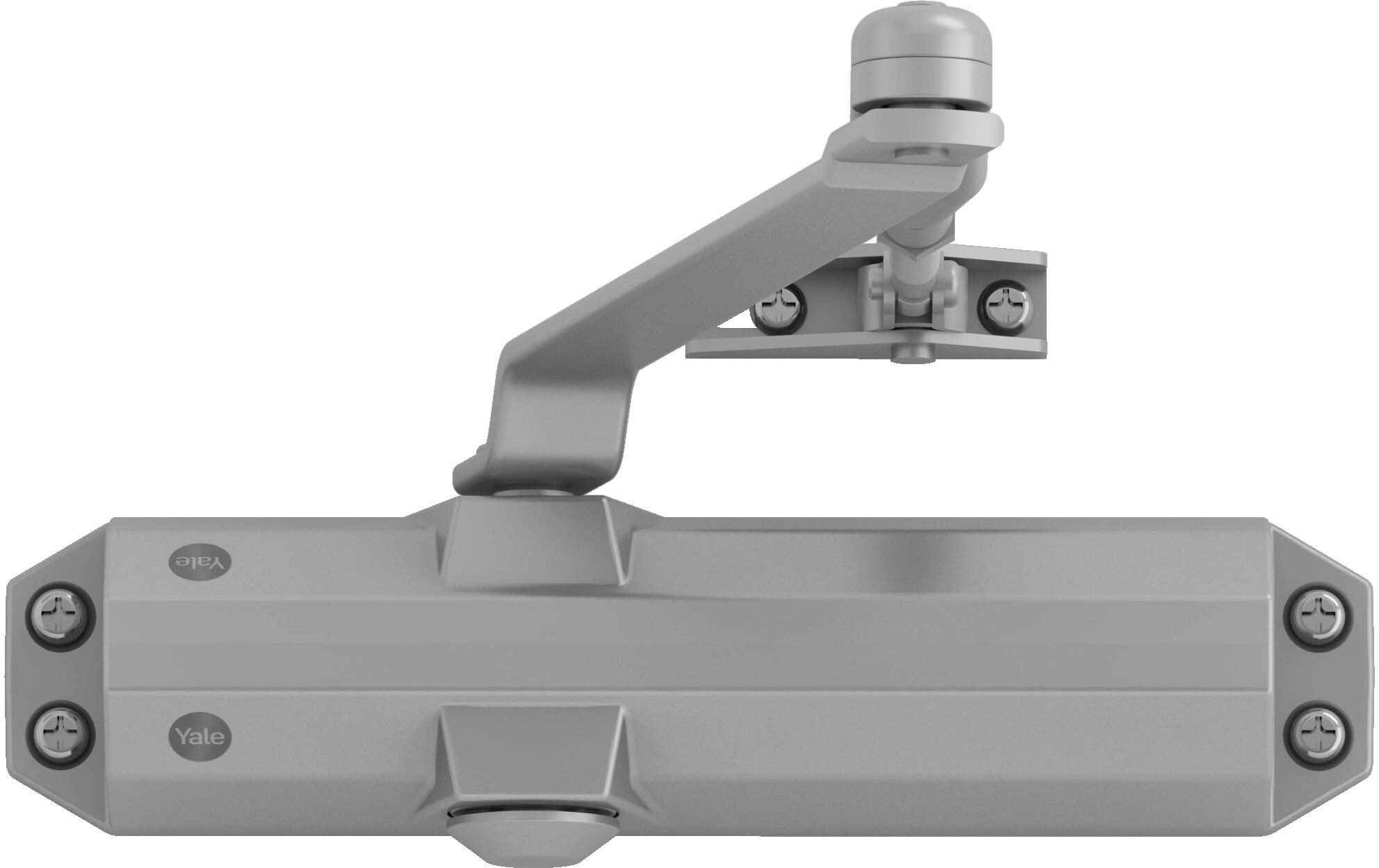 Türschliesser mit Standardarm, Serie 4500 SilberTürschliesser mit normalem Arm